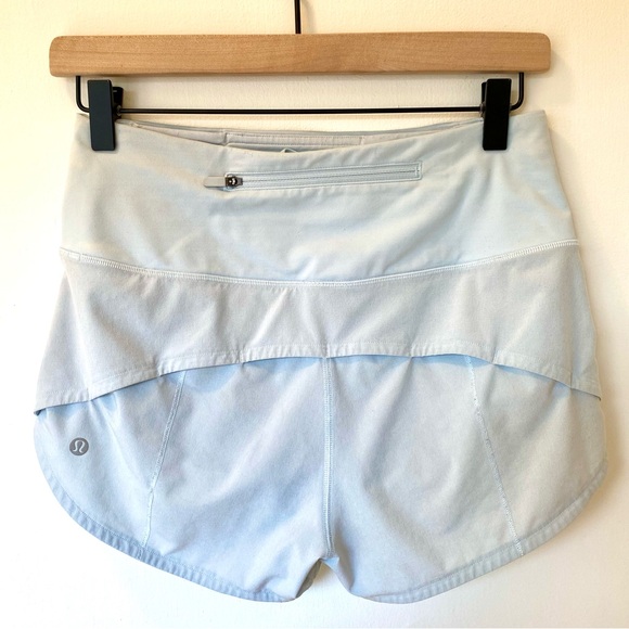 lululemon athletica Pants - LuluLemon Speed Up High-Rise 2.5 inch Inseam Lined Shorts Pastel Blue Size 4